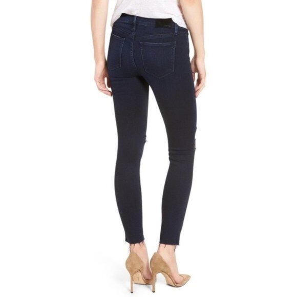 Revolve Joe's Jeans Women's Icon Skinny Ankle Jeans Mid Rise Denim Dark Wash - Picture 16 of 16